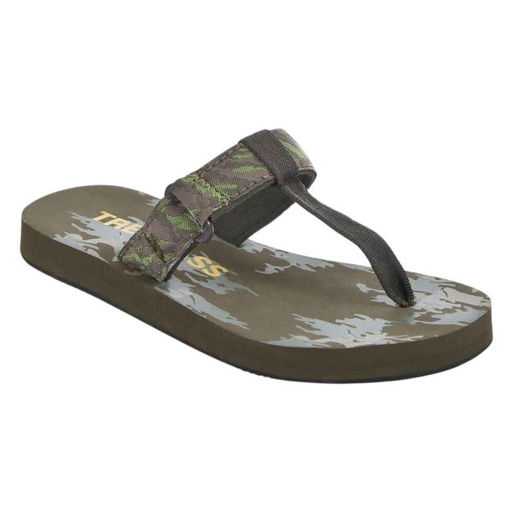 Trespass Childrens/Kids Camouflage Flip Flops / Khaki